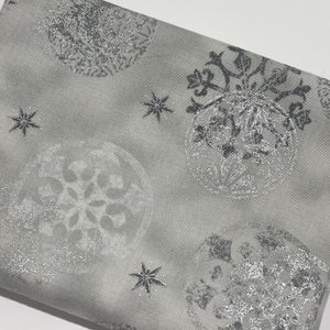 Jul og adventstoffer med sølv