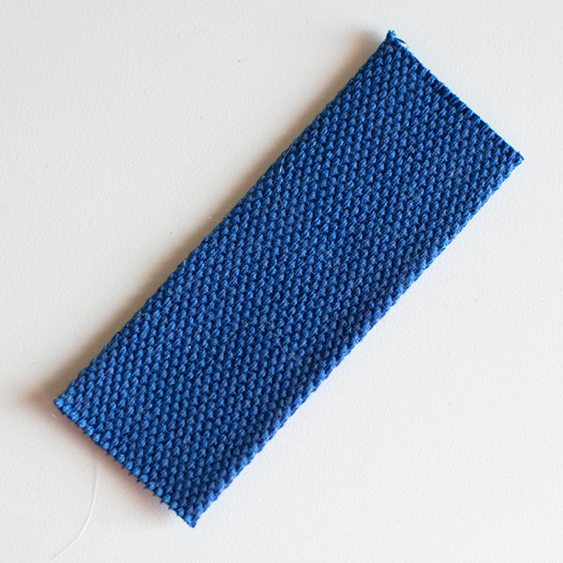 Webbing -klar blå 4cm - utsolgt