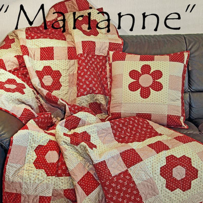 Marianne -slumreteppe og pute - Matrpk