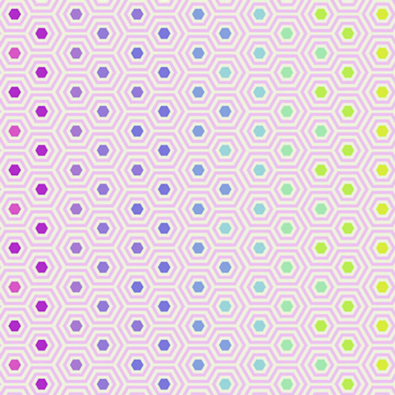 Tula Pink -Hexagon - 1,4m