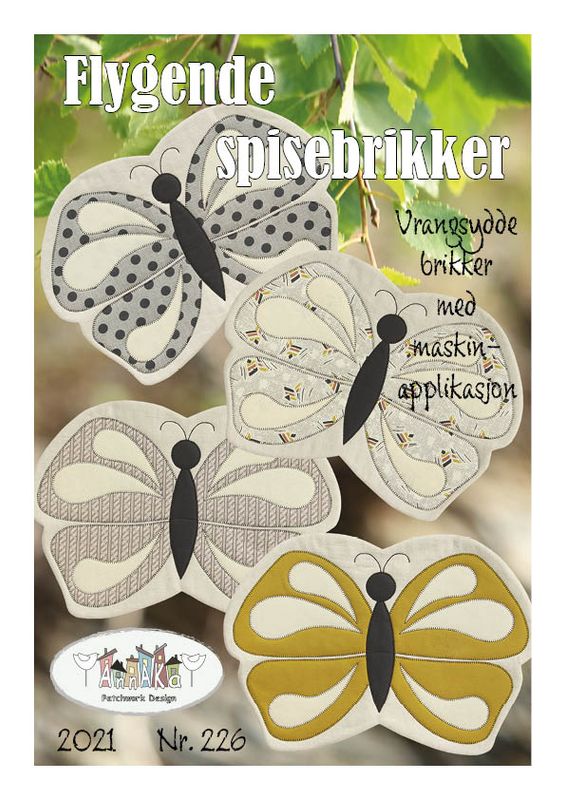 Flygende spisebrikker - 4 brikker