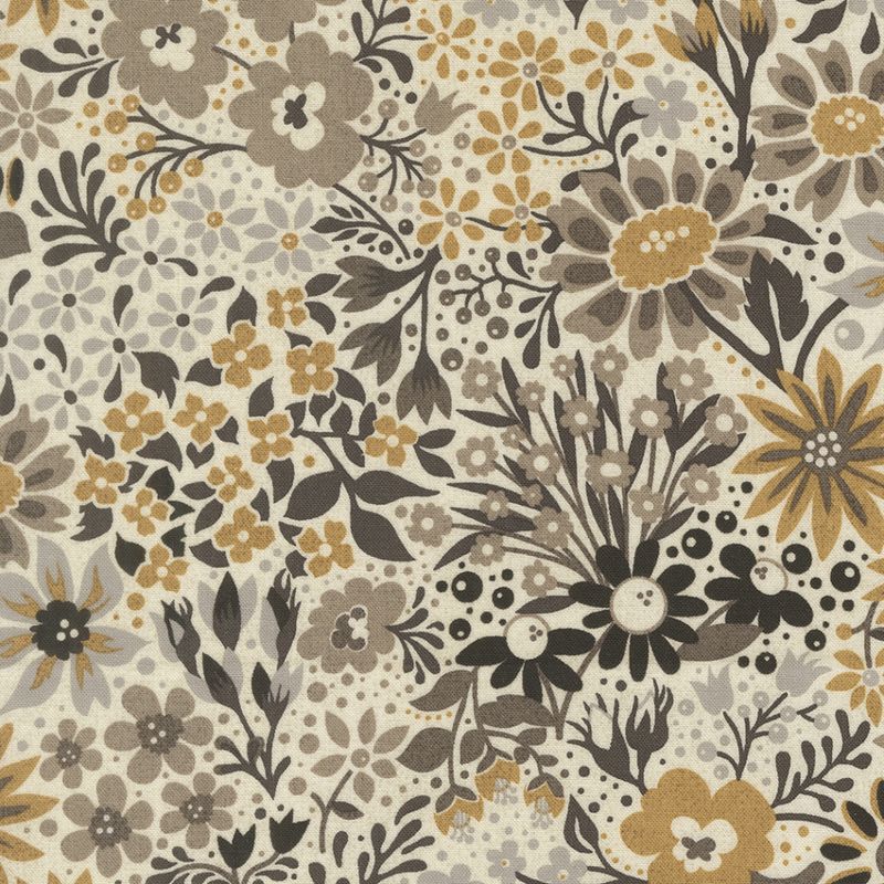 Posh Blomstereng i bruntoner