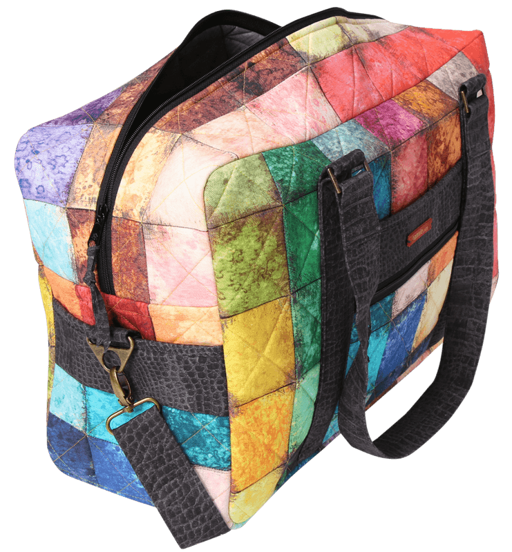 Til inspirasjon - bag sydd med kult mosaic stoff