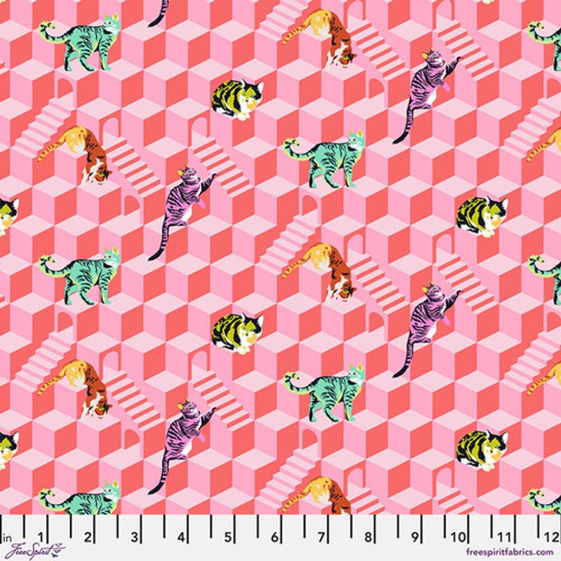 Tula Pink Besties  Katter 50cm