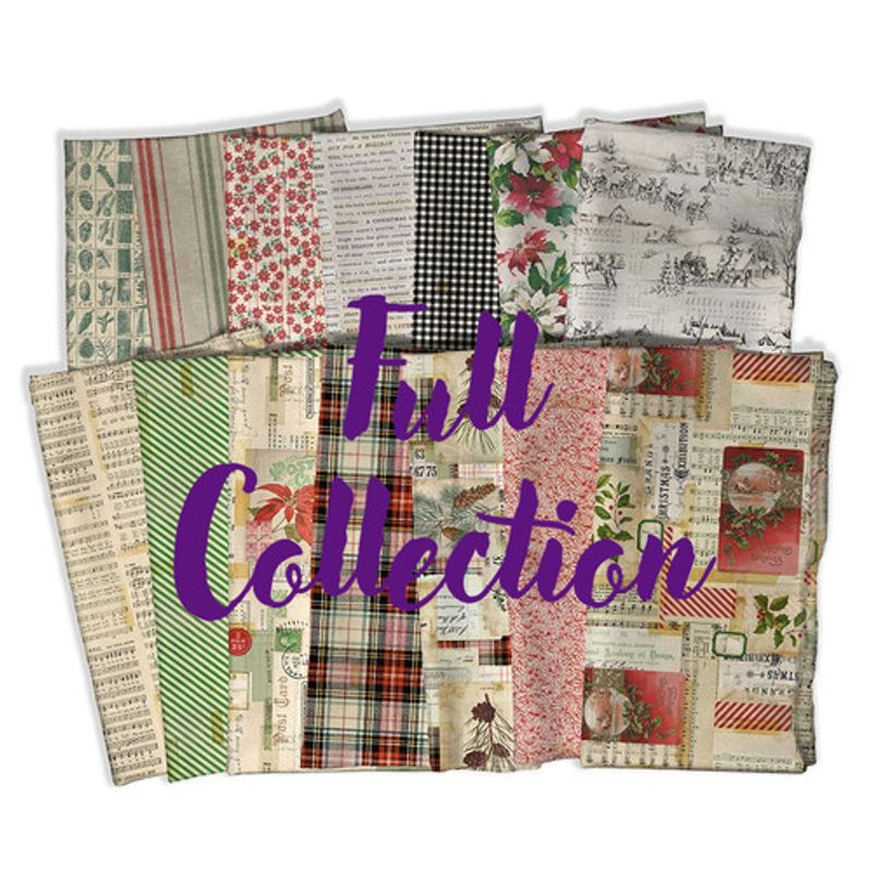 Tim Holtz - Holiday Past hele kolleksjonen 14x30cm