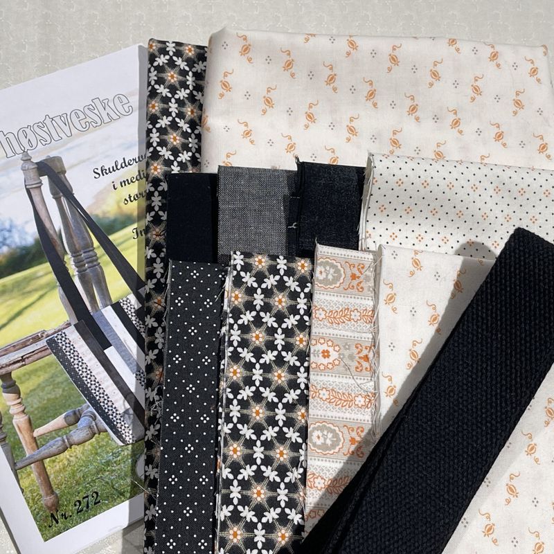 Anna's høstveske - materialpakke i orginalfargene