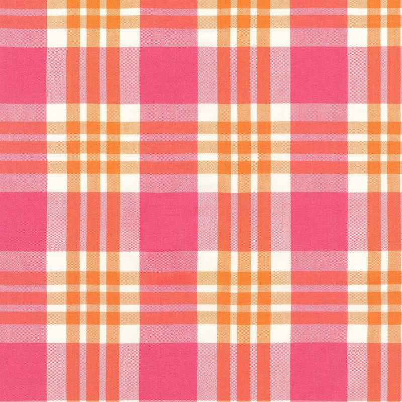 Kjøkkenruter -  Rosa med oransje striper