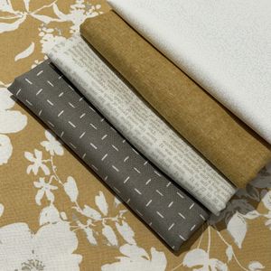 Stoffpakke a Snøklokke i gult 5x50cm