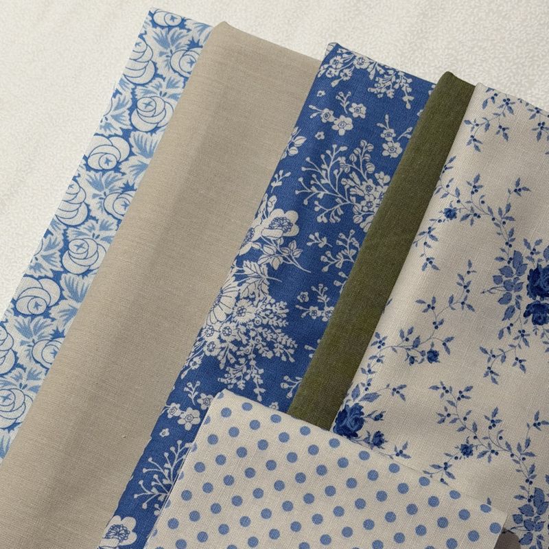En delikat blå løper - materialpakke