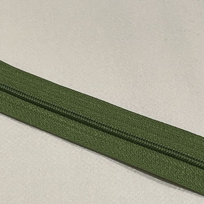 Hovedbilde Glidelås 4mm - farge grønn